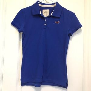 Blue Hollister polo